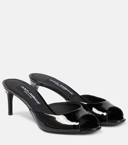 Dolce&Gabbana Patent leather mules - Dolce&Gabbana - Modalova