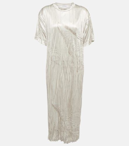 Printed pleated T-shirt dress - Acne Studios - Modalova