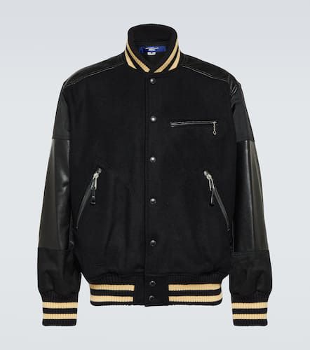 Wool-blend varsity jacket - Junya Watanabe - Modalova