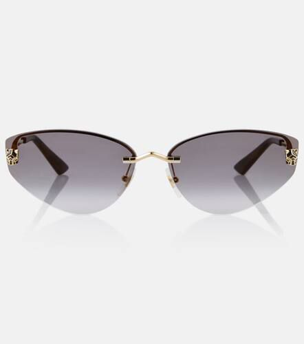 Embellished sunglasses - Cartier Eyewear Collection - Modalova