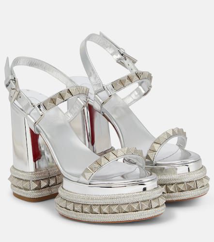 Superaclou leather platform sandals - Christian Louboutin - Modalova