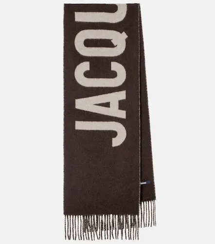 Sciarpa in lana vergine con logo - Jacquemus - Modalova