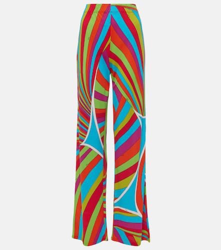 Pucci Iride printed straight pants - Pucci - Modalova