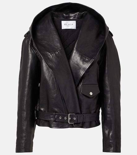 Alaia Biker leather jacket - Alaia - Modalova