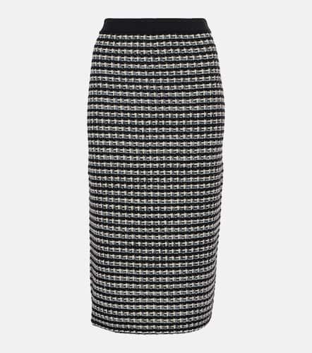 Wool and cotton-blend jacquard midi skirt - Tory Burch - Modalova