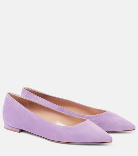 Gianvito suede ballet flats - Gianvito Rossi - Modalova