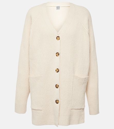 Cardigan in misto cotone bouclé oversize - Toteme - Modalova