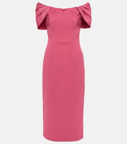 Anais off-shoulder crÃªpe midi dress - Rebecca Vallance - Modalova