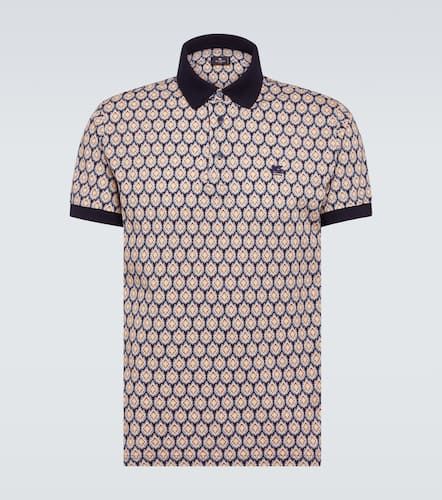 Paisley cotton piquet polo shirt - Etro - Modalova