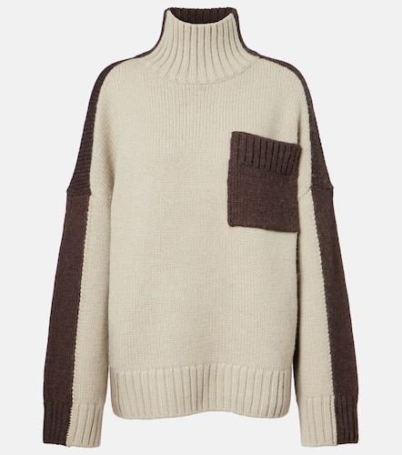 Wool and alpaca-blend turtleneck sweater - JW Anderson - Modalova