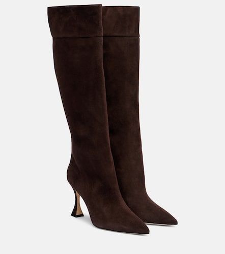 Botas altas Miralonepla 90 de ante - Manolo Blahnik - Modalova