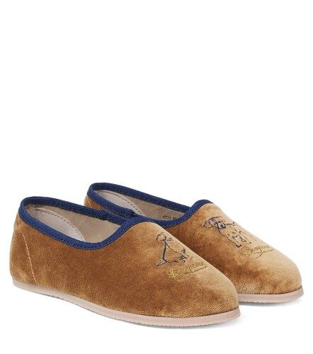 Mocasines Gib de terciopelo bordados - Bonpoint - Modalova