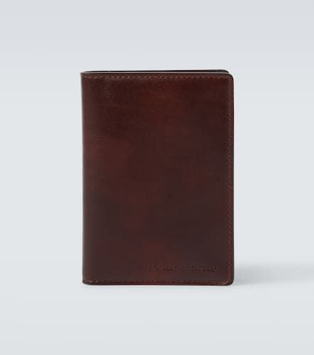 Logo debossed leather bifold wallet - Brunello Cucinelli - Modalova