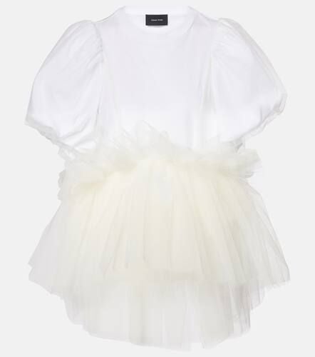 Tulle and cotton jersey top - Simone Rocha - Modalova