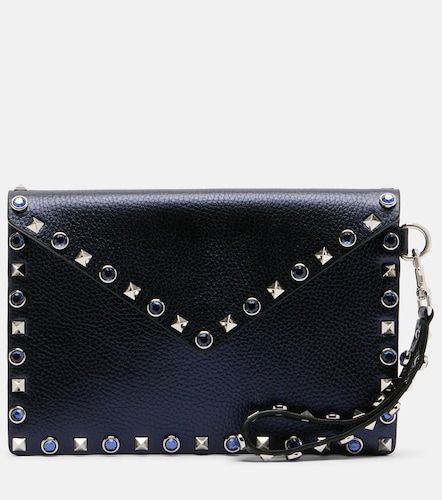 Pouch Rockstud Medium de piel - Valentino Garavani - Modalova
