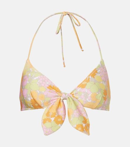 Chloé Top de bikini floral con lazo - Chloe - Modalova