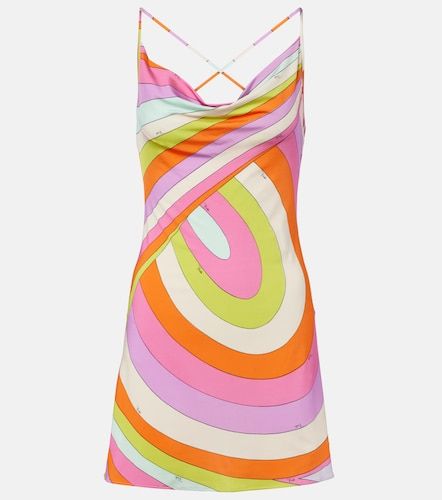 Iride draped satin jersey minidress - Pucci - Modalova
