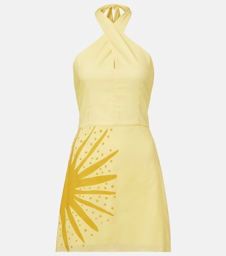 Veneta printed cotton minidress - Cala de la Cruz - Modalova