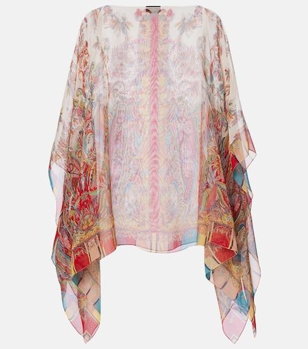 Etro Capa de seda estampada - Etro - Modalova