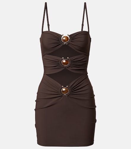 Miniabito con cut-out e dettagli ad anello - Christopher Esber - Modalova