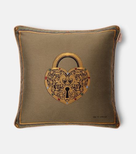 Cuscino Herald in misto cotone con ricamo - Etro - Modalova
