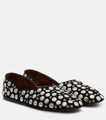 Jane studded suede ballet flats - Khaite - Modalova