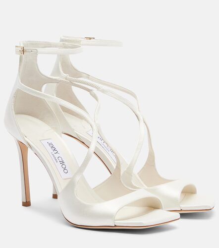 Jimmy Choo Azia 95 satin sandals - Jimmy Choo - Modalova
