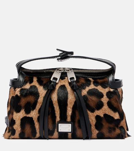 Vittoria leopard-print calf hair tote bag - Dolce&Gabbana - Modalova