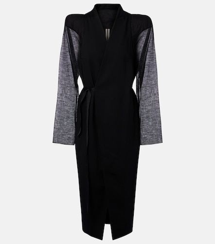 Rick Owens Cyclops wool wrap coat - Rick Owens - Modalova