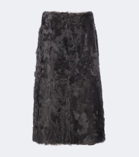 Yves Salomon Shearling midi skirt - Yves Salomon - Modalova