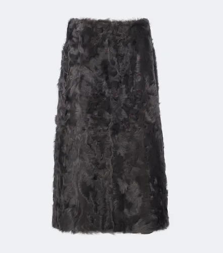 Yves Salomon Shearling midi skirt - Yves Salomon - Modalova