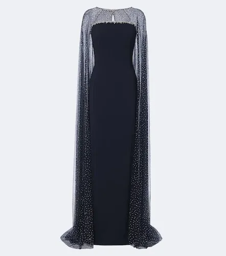 Moxie caped embellished gown - Jenny Packham - Modalova