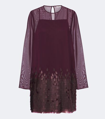 Minikleid Cheryl aus Chiffon mit Pailletten - Joseph - Modalova
