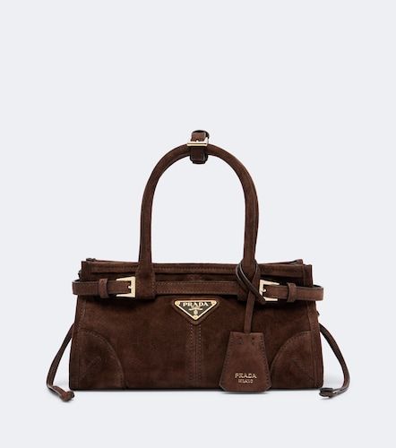 Bonnie Mini suede tote bag - Prada - Modalova