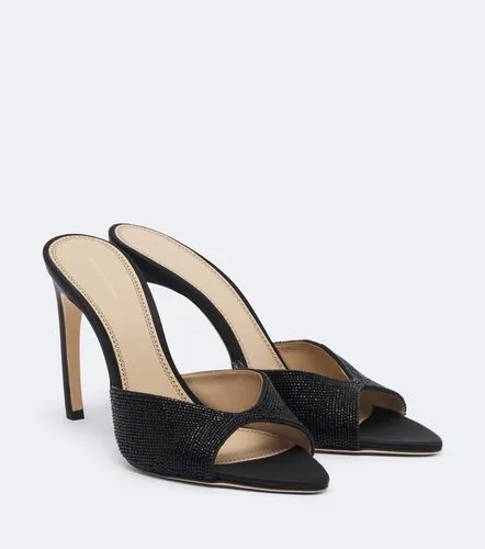 Harlow beaded satin mules - Victoria Beckham - Modalova
