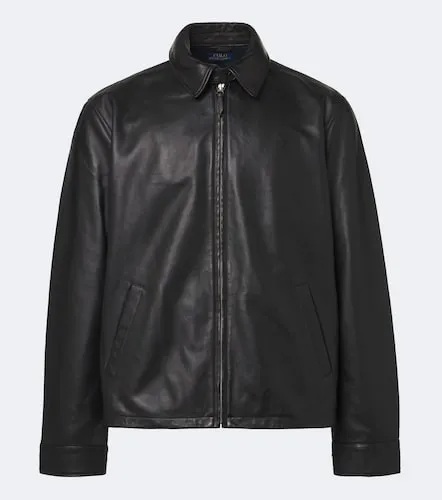 Bayville leather jacket - Polo Ralph Lauren - Modalova