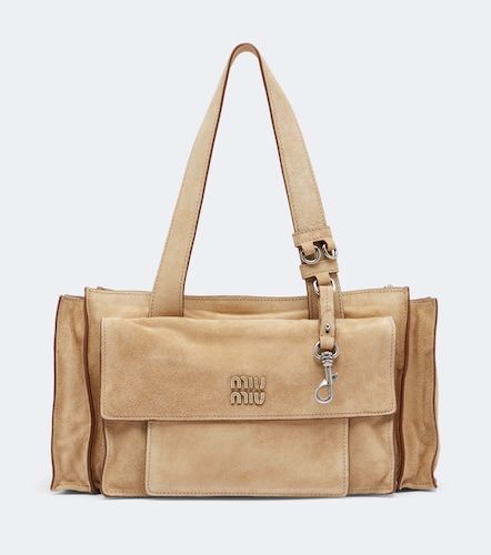 Borsa a spalla Utilitaire in suede - Miu Miu - Modalova