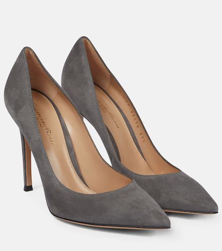 Gianvito 105 suede pumps - Gianvito Rossi - Modalova