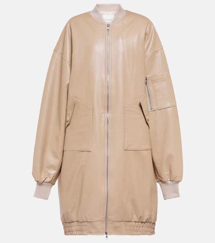 Bomber oversize in similpelle - The Frankie Shop - Modalova