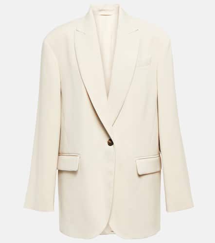 Single-breasted wool-blend blazer - Brunello Cucinelli - Modalova