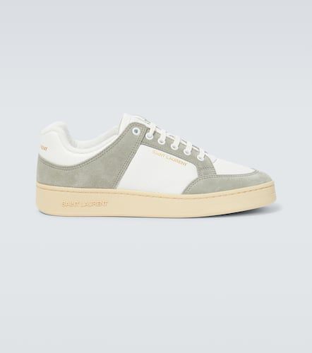 SL/61 leather and suede sneakers - Saint Laurent - Modalova