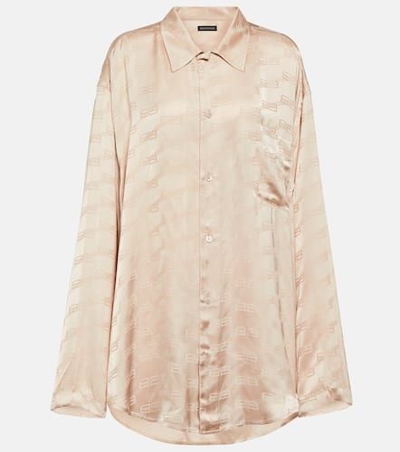 Balenciaga BB Monogram satin shirt - Balenciaga - Modalova