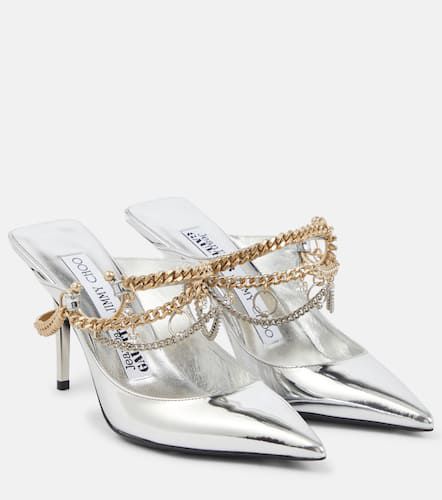 X Jean Paul Gaultier embellished leather slingback pumps - Jimmy Choo - Modalova