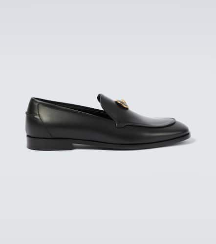 Versace Medusa leather loafers - Versace - Modalova