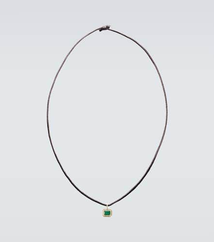 Kt gold necklace with emerald - Octavia Elizabeth - Modalova