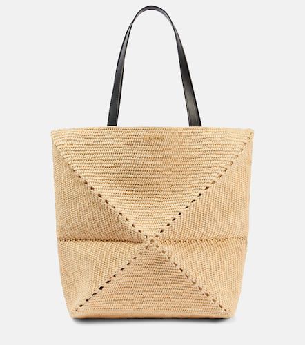 Puzzle Fold XL raffia tote bag - Loewe - Modalova