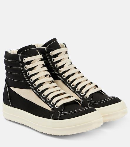 Sneakers in canvas con suede - Rick Owens - Modalova