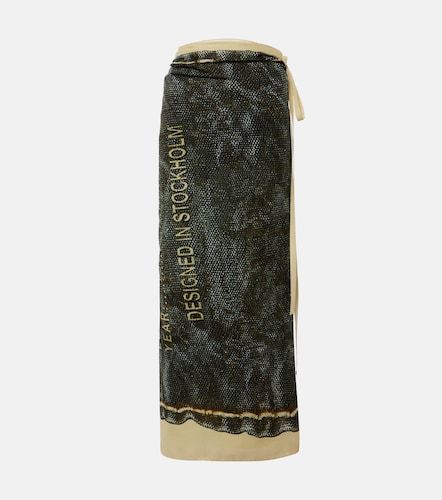 Bufanda de algodón con logo - Acne Studios - Modalova