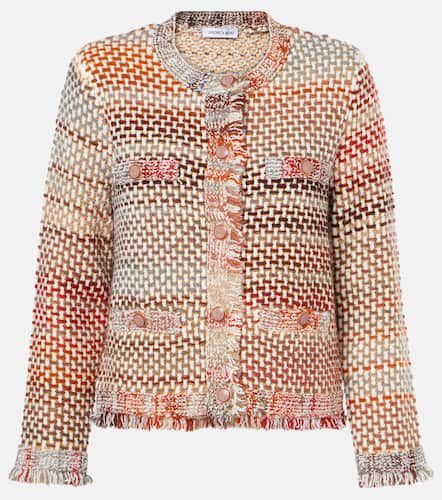 Sariyah cotton and wool-blend knit jacket - Veronica Beard - Modalova