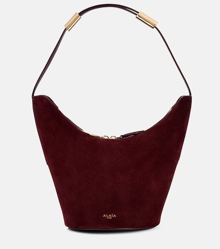 Alaïa Secchiello Shape Small in suede e pelle - Alaia - Modalova